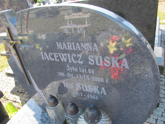 Marianna Jacewicz Suska 1922 Wyszków - Grobonet - Wyszukiwarka osób pochowanych