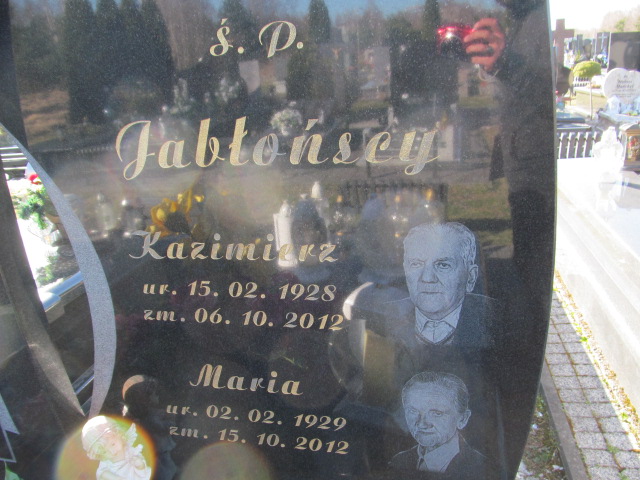 Grób Kazimierz Jabłoński