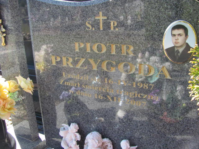 Piotr Przygoda 1987 Wyszków - Grobonet - Wyszukiwarka osób pochowanych