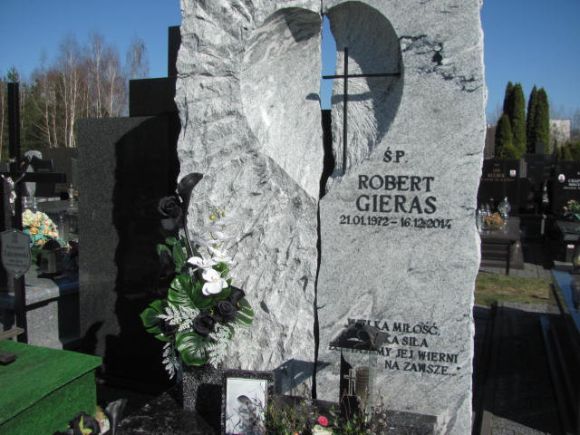 Robert Gieras 1972 Wyszków - Grobonet - Wyszukiwarka osób pochowanych